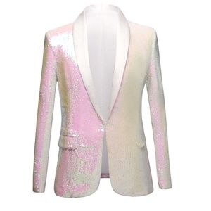 Iridescent Sequin Open Blazer  - NWT